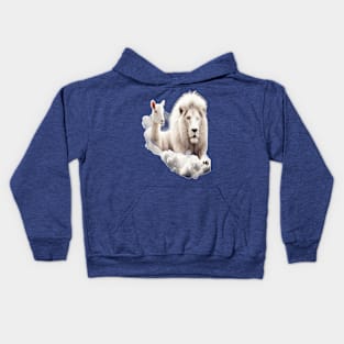 Lamb and Lion. Kids Hoodie